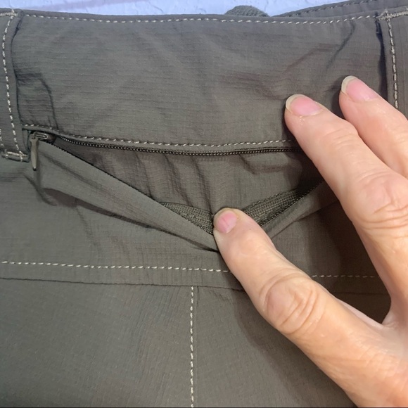 Athleta Dipper Shorts Mid Rise Brown - Picture 6 of 8